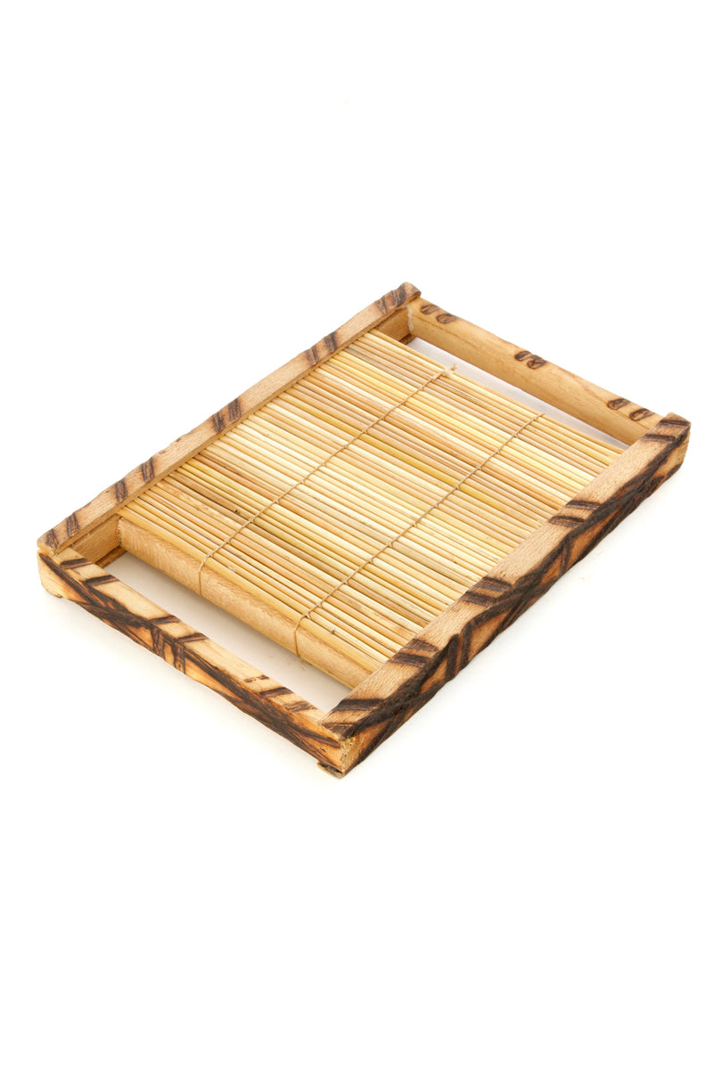 Small Burned Wood and Nile Grass Rain Maker Shaker 2 Small Burned Wood and Nile Grass Rain Maker Shaker