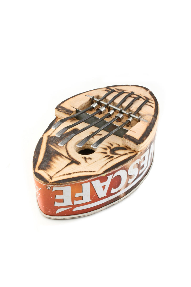 Small Oval Recycled Tin Can Kalimba 1 Small Oval Recycled Tin Can Kalimba