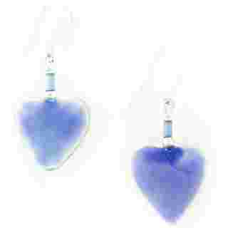 The Leakey Collection Follow Your Heart Porcelain Earrings