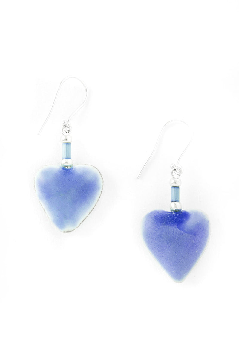 The Leakey Collection Follow Your Heart Porcelain Earrings 1 The Leakey Collection Follow Your Heart Porcelain Earrings